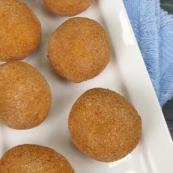 Croquetas de Papas rellenas de Butifarra